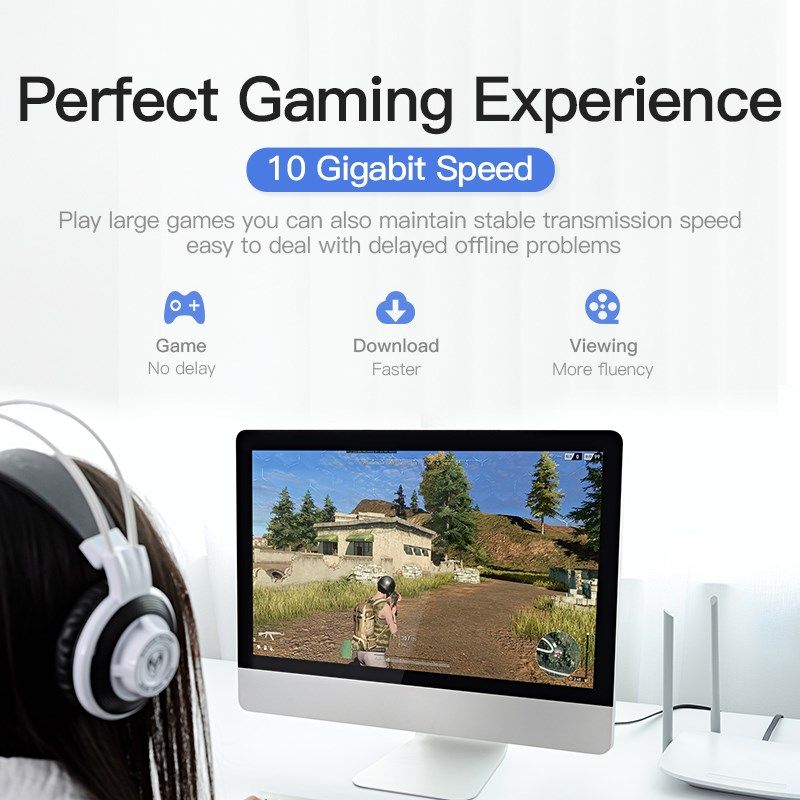 Ethernet Cable RJ 45 Cat7 Lan Cable STP RJ45 Network Cable f - 图0