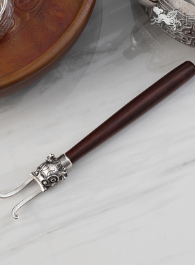 阅银 茶具《远古传说》银壶叉 手工茶器茶杯茶壶送礼家用