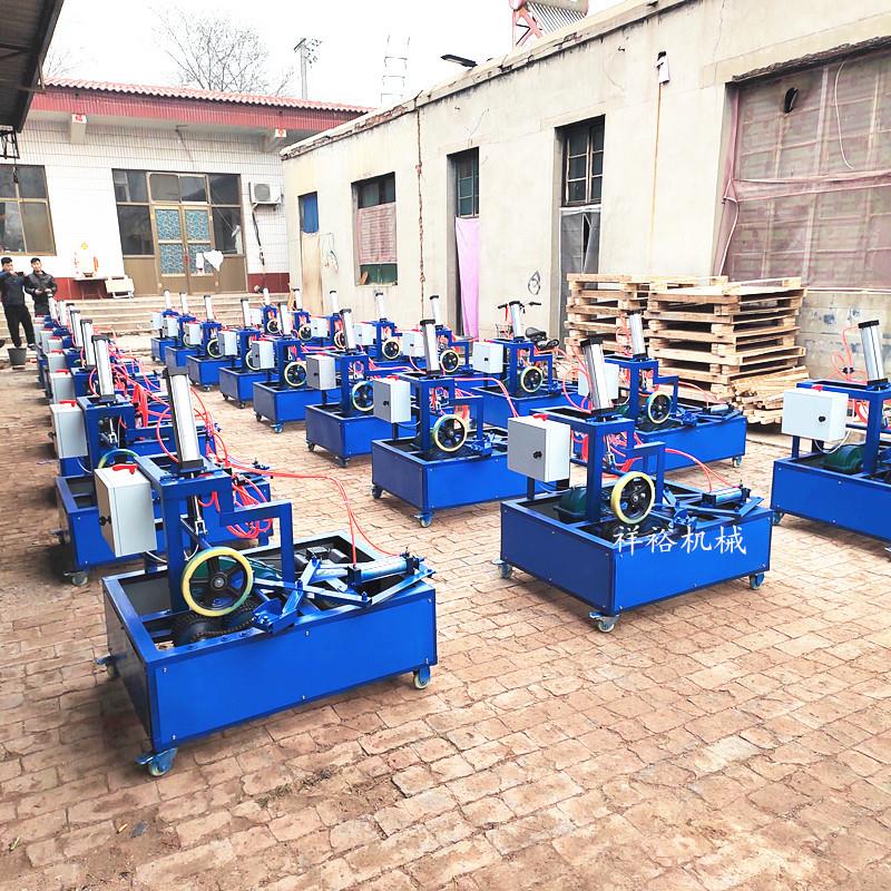 New waste tire double-sided cutting machine Fully automatic steel wire tire trimming machine set machine Tire ring cutting machine