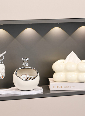 中式平安喜乐玄关摆件