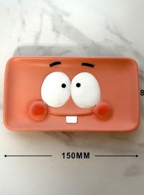 章鱼哥眼镜架首饰盒收纳盘置物摆件创意可爱办公室桌面装饰品卡通