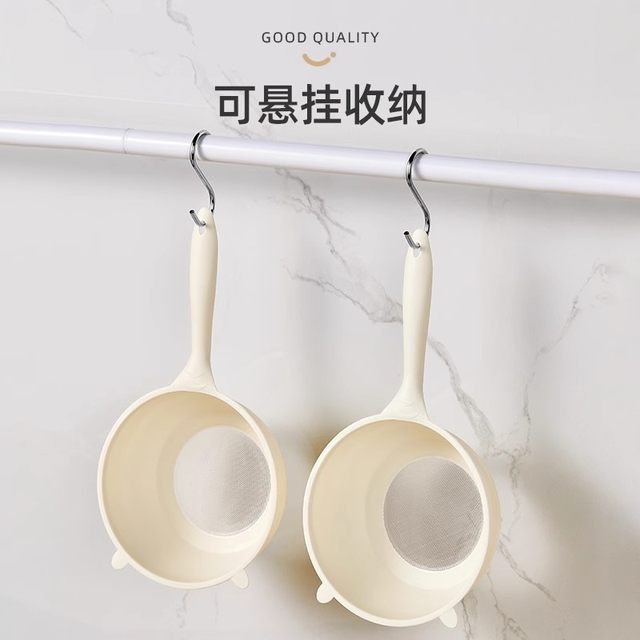 Kitchen rice cleaning artifacts for washing rice sieve rice basin colander ultrafine bean filter net washing vegetable basin washing fruit drain basket