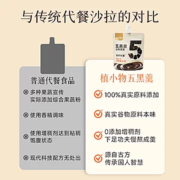 【植小物】五黑羹代餐营养[22元优惠券]-寻折猪