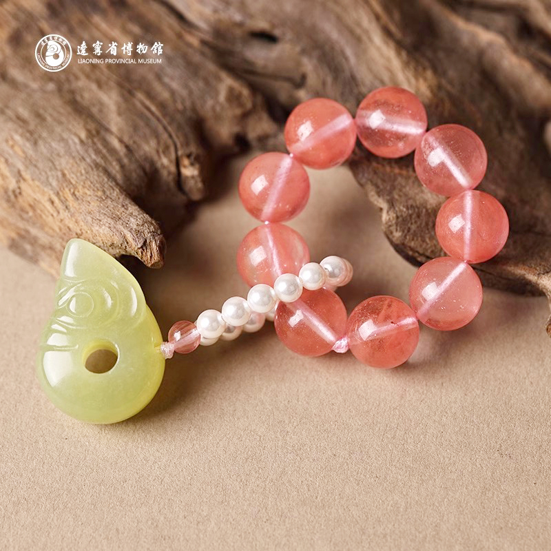 辽宁省博物馆辽博岫玉玉猪龙手捻文创手串生日礼物女生礼物伴手礼