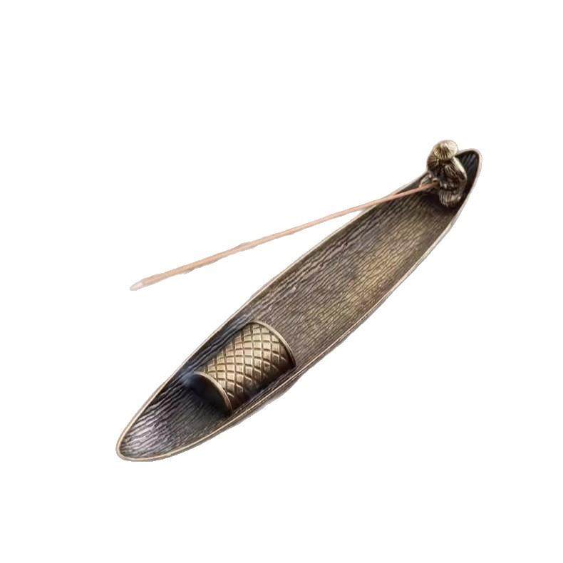 创意中式渔翁垂钓香插香座家用室内沉香熏香炉檀香炉线香炉摆件盘,淘宝优惠券,粉丝福利购,淘宝优惠卷