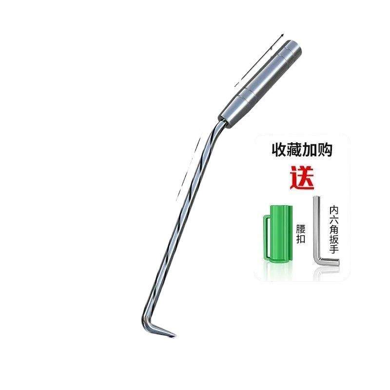 扎钩桩心钢钢筋钩螺纹扎丝钩加长不锈钢钢筋工扎钩高硬度扎勾,淘宝优惠券,粉丝福利购,淘宝优惠卷