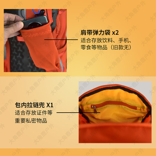 Gazelle强氧新升级羚羊2.0登山包户外26L38升36升男女款双肩背包 - 图1