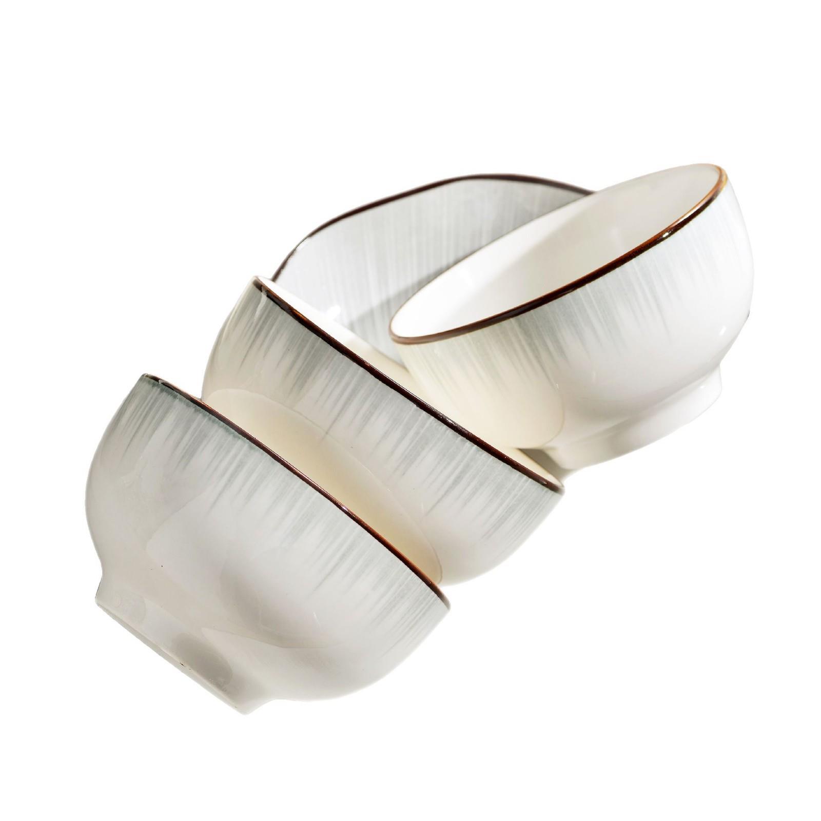 轻奢家用碗盘陶瓷餐具套装网红新款碗筷碗具汤碗组合简约饭碗盘子 - 图3