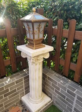 欧洲罗马柱覆古怀旧婚礼道路指南落地式装饰摆件户外庭院花盆底座