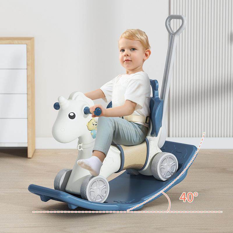 拉车套罩木马儿童摇马溜溜车二合一摇摇椅婴儿滑行垫小木马玩具平,淘宝优惠券,粉丝福利购,淘宝优惠卷