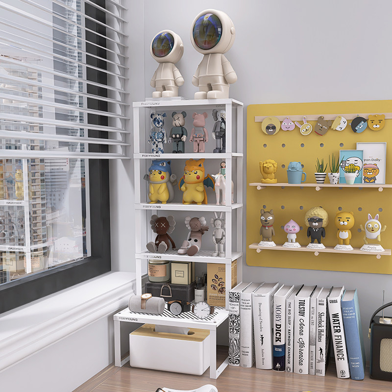 桌面置物架多层办公室书桌工位文具书架杂物桌上增高分层收纳架子,淘宝优惠券,粉丝福利购,淘宝优惠卷