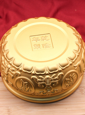 纯黄铜聚宝盆摆件家居工艺品办公室装饰品招财创意乔迁开业礼品