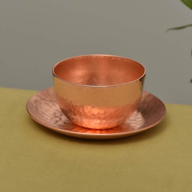 Directly from the manufacturer, pure copper thickened small cups, hand-hammered teacups, pure copper Kung Fu tea sets, copper dining utensils