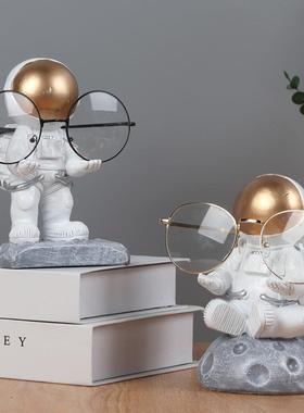 创意宇航员眼镜支架眼镜店展示架桌面眼镜托架眼镜摆放架摆件礼物
