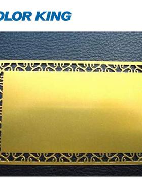 热转印名片金属镂空花边空白名片热转印耗材DIY卡片100张/盒