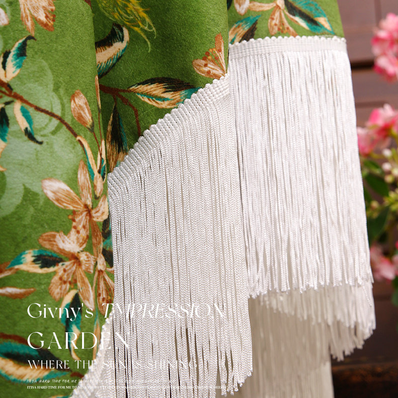 高端复古桌布风流苏法式中古风餐桌台布高级感装饰盖巾长桌桌布,淘宝优惠券,粉丝福利购,淘宝优惠卷