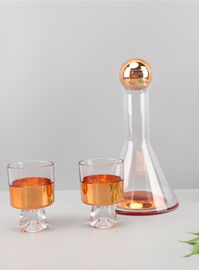 现代简约镜面收纳托盘玻璃酒具卧室餐厅书房办公室茶几家居装饰品