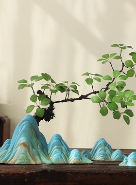 热销陶瓷假山摆件