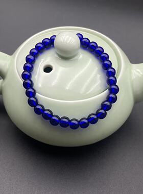 【师傅推荐】蓝色仿玉手串高级简