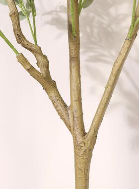 斯堪的纳维亚模拟绿色植物盆栽橄榄树落地大型假植物饰品室内家居