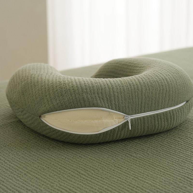 美容院U型乳胶枕护颈椎枕乳胶记忆枕芯美容床单人按摩专用趴枕,淘宝优惠券,粉丝福利购,淘宝优惠卷