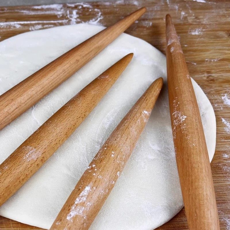 擀面杖家用尖头实木擀饺子皮神器鱼肚擀面杖烧卖包子面条专用面杖,淘宝优惠券,粉丝福利购,淘宝优惠卷