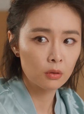 高叶同款红色爱心项链首饰套装