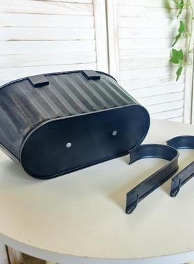 跨境新款复古挂桶花盆双挂钩可拆卸阳台悬挂吊桶花园装饰铁艺花盆