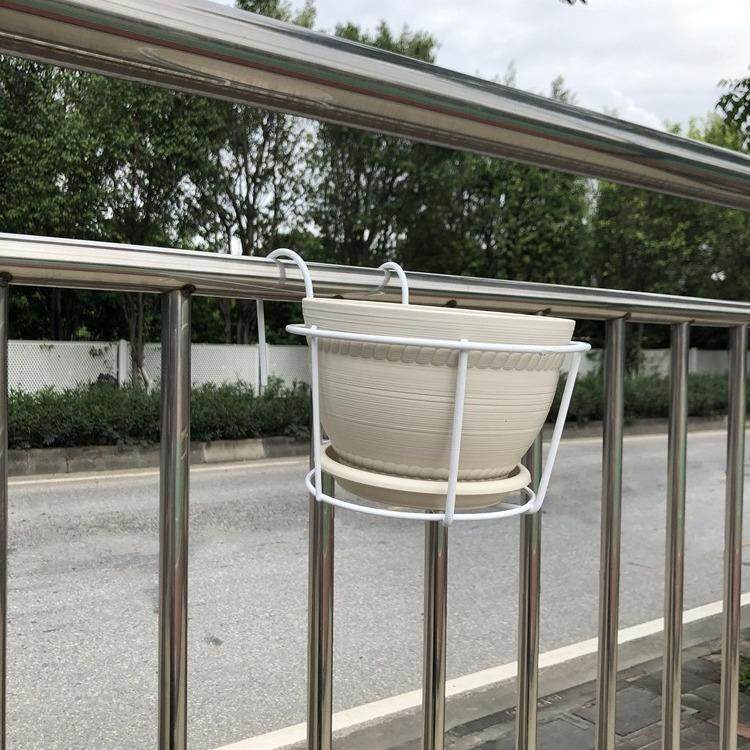 阳台花架挂式露台栏杆置物铁艺架子多肉绿植盆栽壁挂花盆挂架悬挂,淘宝优惠券,粉丝福利购,淘宝优惠卷
