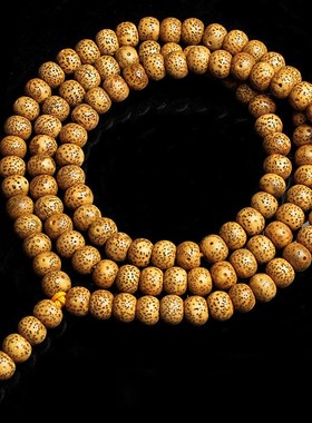 正月金蟾子星月金蝉子菩提子手串金蟾籽原籽佛珠