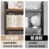 Grid desktop storage rack office computer desk iron bookshelf student home desk storage hole board