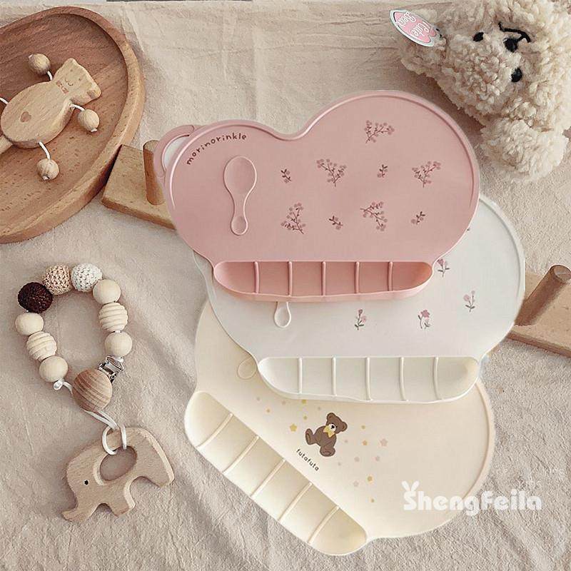 韩系儿童餐垫儿童防水接饭吃饭围兜可携式矽胶桌垫 ins风可携式防,淘宝优惠券,粉丝福利购,淘宝优惠卷