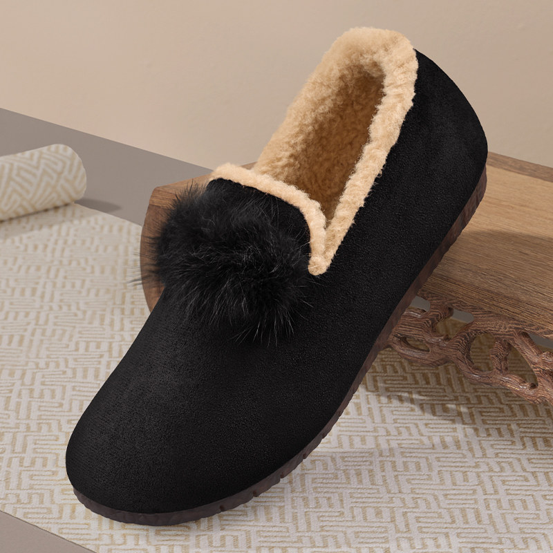 豆豆鞋女冬加绒新款保暖舒适老北京布鞋中老年棉鞋百搭外穿毛毛鞋,淘宝优惠券,粉丝福利购,淘宝优惠卷