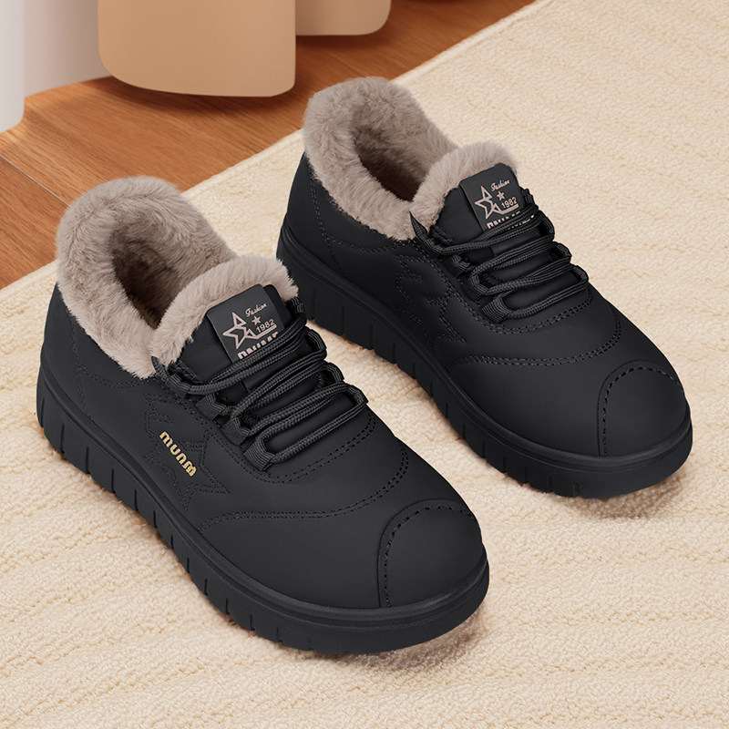 老北京布鞋女加绒加厚棉鞋女冬季保暖舒适防滑软底中老年外穿鞋子,淘宝优惠券,粉丝福利购,淘宝优惠卷