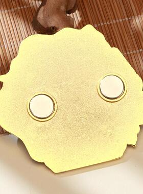 山东蓬莱文创冰箱贴中国城市定制金属烤漆国风国潮立体冰箱贴定做