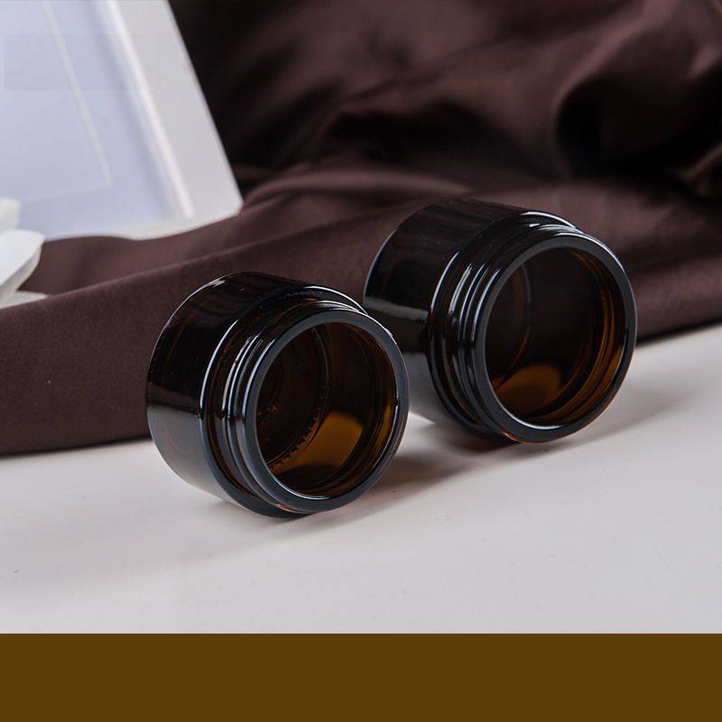 透明棕色便携玻璃化妆品分装空瓶子膏霜瓶眼霜面霜瓶遮光精油瓶,淘宝优惠券,粉丝福利购,淘宝优惠卷
