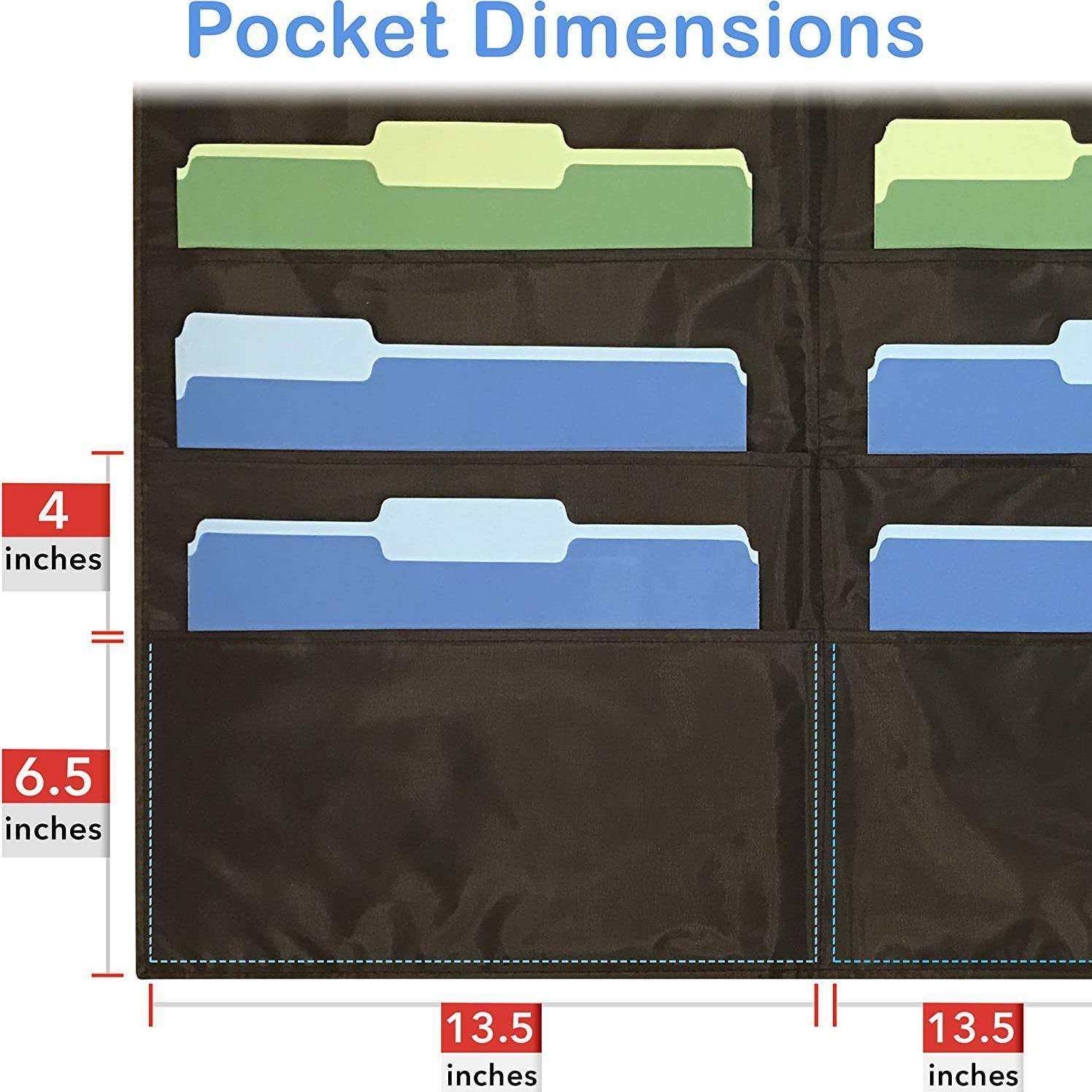亚马逊新品30 口袋储物口袋图挂墙文件整理袋剪贴簿纸收纳架,淘宝优惠券,粉丝福利购,淘宝优惠卷