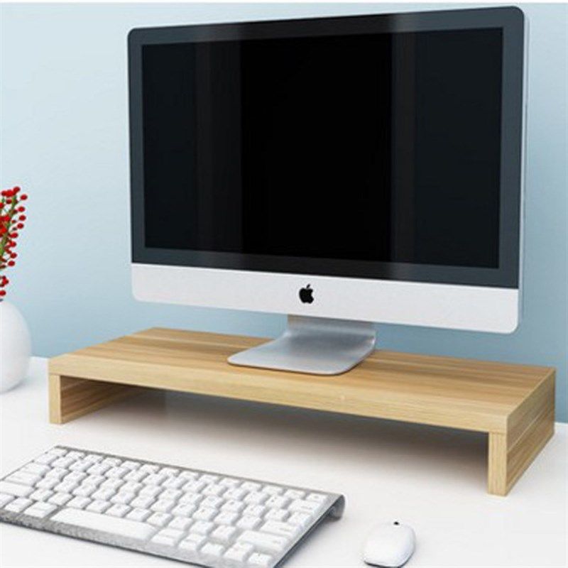 电脑萤幕增高架木质办公桌面置物架液晶显示器底座托架支架 - 图0