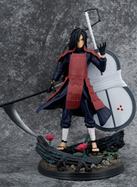 火影忍者GK幕後宇智波斑 秽土转生斑 MH双头可换模型模型机箱摆件