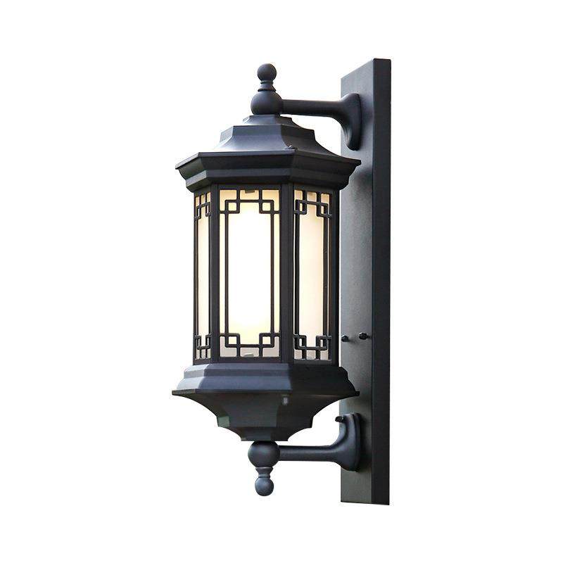 新中式复古壁灯户外led庭院灯防水外壳创意灯具庭院家用照明灯饰,淘宝优惠券,粉丝福利购,淘宝优惠卷