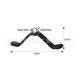 Triceps pull-down bar dipped handle fitness equipment gantry accessories push-down training high pull-down handle