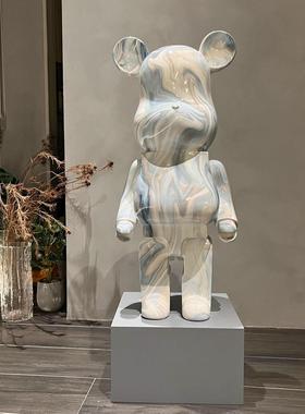 德式客厅家居简易电视柜大型落地式创意装饰摆件卡通暴力熊存钱罐