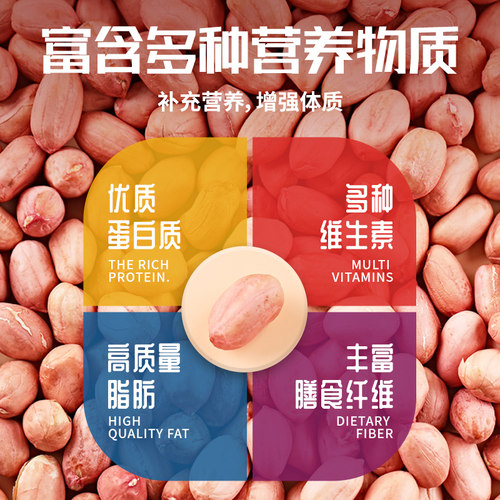 东北新鲜白沙花生米24年农家新货晒干无壳特大粒粉红皮花生仁商用 - 图2