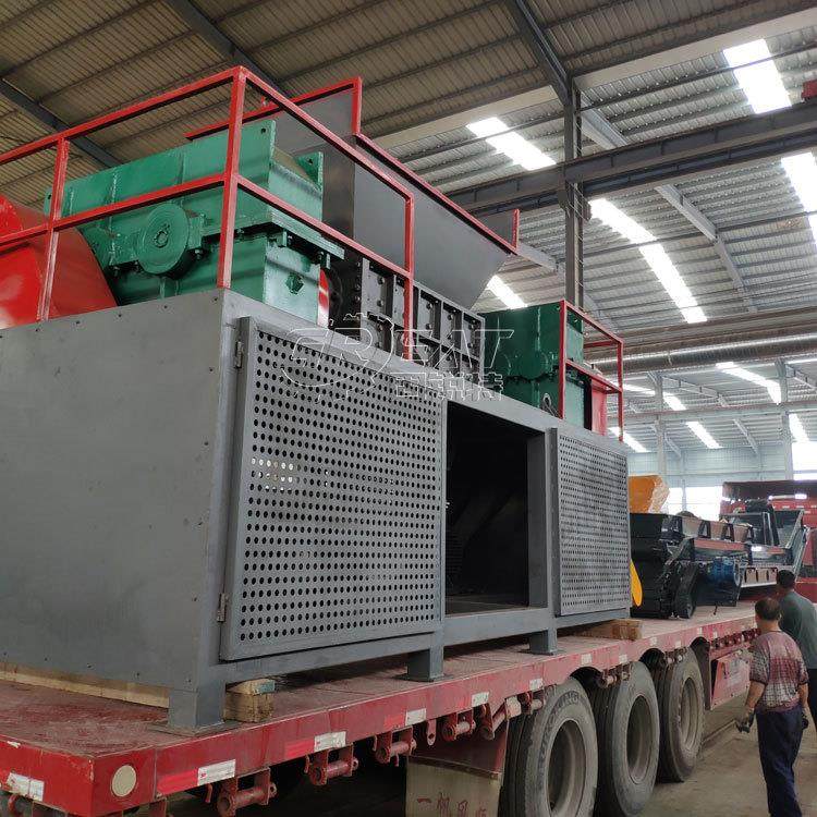 木段树墩树根双轴破碎机土工布搅碎机冻板肉大型绞碎机,淘宝优惠券,粉丝福利购,淘宝优惠卷