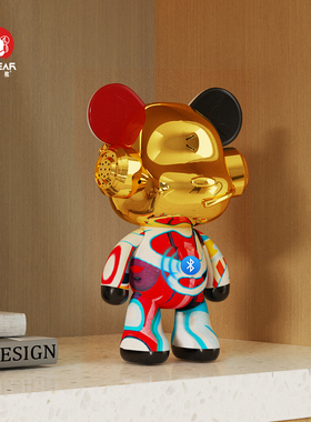 蓝牙音响客厅装饰摆件叮咚熊