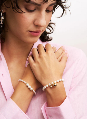 RuedesMille 珍珠手链手串女优雅轻奢手镯手饰生日礼物BR019M3AU