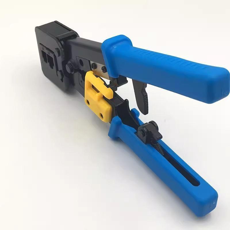 通孔网线钳 多功能网络通孔专业级通孔贯穿式压线钳五六类水晶头 - 图2