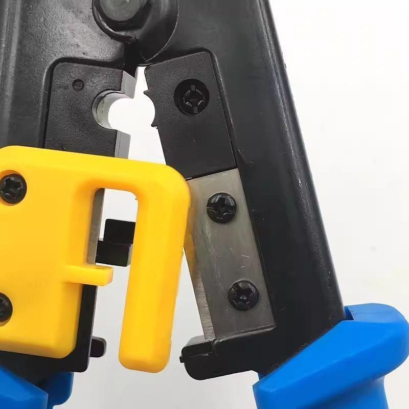 通孔网线钳 多功能网络通孔专业级通孔贯穿式压线钳五六类水晶头 - 图1