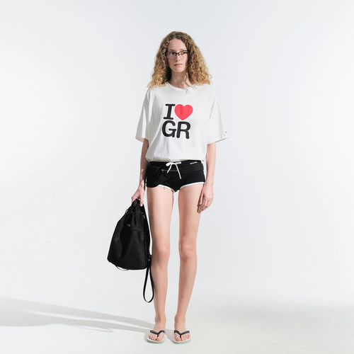 GRVR GROVE官方旗舰店HS夏日款女士撞色针织短裤 GM5PT05M - 图2