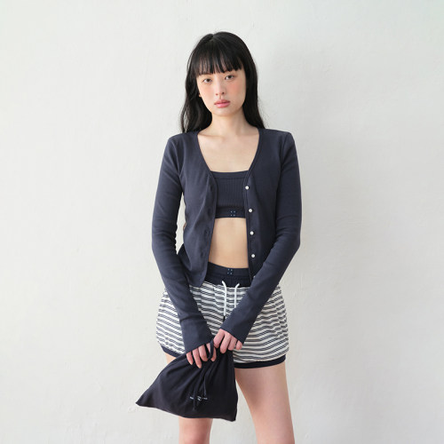 GROVE官方旗舰店BS系列夏季款女士长袖开衫t恤BM5CD01M - 图1
